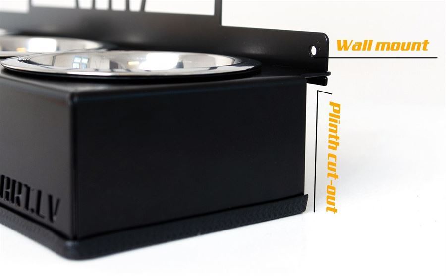 Mangeoire pour chien à 3 bols, Cav-a-Jack Dog breed, Raised Feeding Station